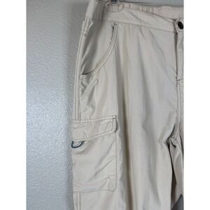 White Sierra Women's Cargo Capri Pants Size XL Beige Outdoor Travel Casual